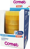Nastro adesivo - 66 mt x 19 mm - cellophane - trasparente - Comet [multipack] 8 pezzi Cancelleria e prodotti per ufficio/Archivio ufficio e accessori per scrivania/Nastri colle elastici e graffette/Adesivi e colle/Colle Eurocartuccia - Pavullo, Commerciovirtuoso.it