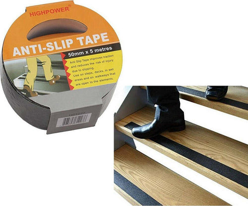 Nastro Adesivo Antiscivolo Per Scale Legno Pavimento Interno Esterni 5mt 50mm Casa, arredamento e bricolage > Bricolage e fai da te > Nastri Trade Shop italia - Napoli, Commerciovirtuoso.it