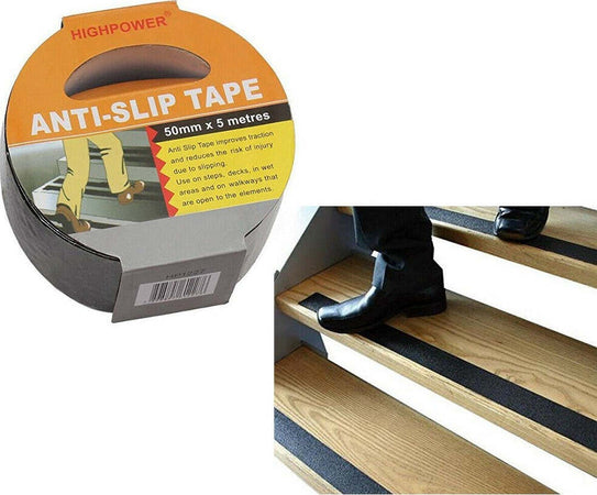 Nastro Adesivo Antiscivolo Per Scale Legno Pavimento Interno Esterni 5mt 50mm Casa, arredamento e bricolage > Bricolage e fai da te > Nastri Trade Shop italia - Napoli, Commerciovirtuoso.it