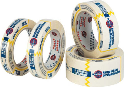 Nastro adesivo in carta MSK 6143 - 38 mm x 50 m - beige - Eurocel Fai da te/Pitture trattamenti per pareti e utensili/Strumenti e attrezzi per verniciatura/Materiali di preparazione/Nastro/Nastro per mascheratura Eurocartuccia - Pavullo, Commerciovirtuoso.it