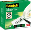 Nastro adesivo Magic 810 - permanente - 12 mm x 66 mt - trasparente - Scotch - scatola 2 rotoli Cancelleria e prodotti per ufficio/Archivio ufficio e accessori per scrivania/Nastri colle elastici e graffette/Adesivi e colle/Colle Eurocartuccia - Pavullo, Commerciovirtuoso.it