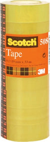 Nastro adesivo Scotch 508 - 15 mm x 10 mt - trasparente - Scotch - torre 10 rotoli Cancelleria e prodotti per ufficio/Archivio ufficio e accessori per scrivania/Nastri colle elastici e graffette/Adesivi e colle/Colle Eurocartuccia - Pavullo, Commerciovirtuoso.it