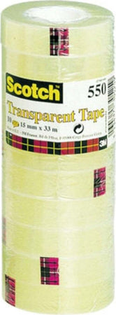 Nastro adesivo Scotch 550 - 19 mm x 33 mt - trasparente - Scotch - torre 8 rotoli Cancelleria e prodotti per ufficio/Archivio ufficio e accessori per scrivania/Nastri colle elastici e graffette/Adesivi e colle/Colle Eurocartuccia - Pavullo, Commerciovirtuoso.it