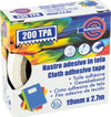 Nastro adesivo telato TPA 200 - 19 mm x 2 7 mt - rosso - Eurocel Fai da te/Pitture trattamenti per pareti e utensili/Strumenti e attrezzi per verniciatura/Materiali di preparazione/Nastro/Nastro per mascheratura Eurocartuccia - Pavullo, Commerciovirtuoso.it