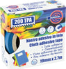 Nastro adesivo telato TPA 200 - 19mm x 2 7 mt - blu - Eurocel Fai da te/Pitture trattamenti per pareti e utensili/Strumenti e attrezzi per verniciatura/Materiali di preparazione/Nastro/Nastro per mascheratura Eurocartuccia - Pavullo, Commerciovirtuoso.it