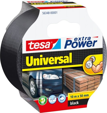 Nastro adesivo Tesa Extra Power Universal - 10 m x 50 mm - nero - Tesa Fai da te/Pitture trattamenti per pareti e utensili/Strumenti e attrezzi per verniciatura/Materiali di preparazione/Nastro/Nastro per mascheratura Eurocartuccia - Pavullo, Commerciovirtuoso.it