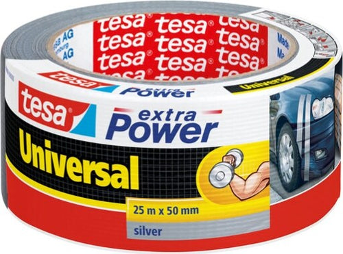 Nastro adesivo Tesa Extra Power Universal - 25 m x 50 mm - grigio - Tesa Fai da te/Pitture trattamenti per pareti e utensili/Strumenti e attrezzi per verniciatura/Materiali di preparazione/Nastro/Nastro per mascheratura Eurocartuccia - Pavullo, Commerciovirtuoso.it