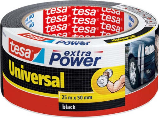 Nastro adesivo Tesa Extra Power Universal - nero - 25 m x 50 mm Fai da te/Pitture trattamenti per pareti e utensili/Strumenti e attrezzi per verniciatura/Materiali di preparazione/Nastro/Nastro per mascheratura Eurocartuccia - Pavullo, Commerciovirtuoso.it