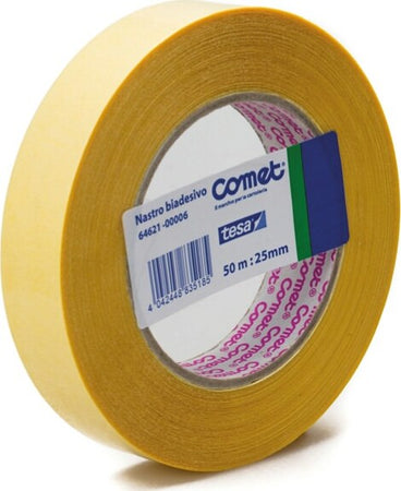 Nastro biadesivo - 50 mt x 25 mm - trasparente - Comet Fai da te/Ferramenta/Adesivi e sigillanti/Nastro adesivo/Nastro di montaggio Eurocartuccia - Pavullo, Commerciovirtuoso.it