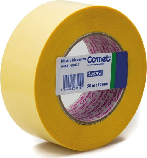 Nastro biadesivo - 50 mt x 50 mm - trasparente - Comet Fai da te/Ferramenta/Adesivi e sigillanti/Nastro adesivo/Nastro di montaggio Eurocartuccia - Pavullo, Commerciovirtuoso.it