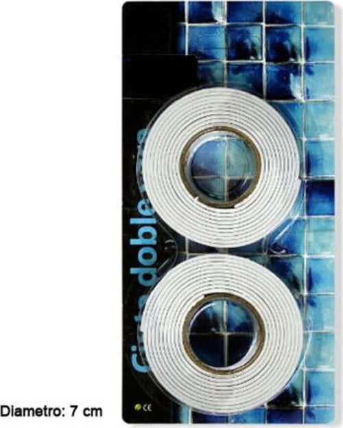 Nastro Biadesivo Nastri Diametro 7 Cm Confezione Da 2 Pezzi Bianco Casa, arredamento e bricolage > Bricolage e fai da te > Nastri Trade Shop italia - Napoli, Commerciovirtuoso.it