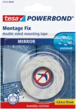 Nastro biadesivo per specchi Tesa Powerbond - 1 5 mt x 19 mm - bianco - Tesa -blister 1 pezzo Fai da te/Ferramenta/Adesivi e sigillanti/Nastro adesivo/Nastro di montaggio Eurocartuccia - Pavullo, Commerciovirtuoso.it