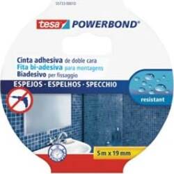 Nastro biadesivo per specchi Tesa Powerbond - 5 mt x 19 mm - bianco - Tesa Fai da te/Ferramenta/Adesivi e sigillanti/Nastro adesivo/Nastro di montaggio Eurocartuccia - Pavullo, Commerciovirtuoso.it