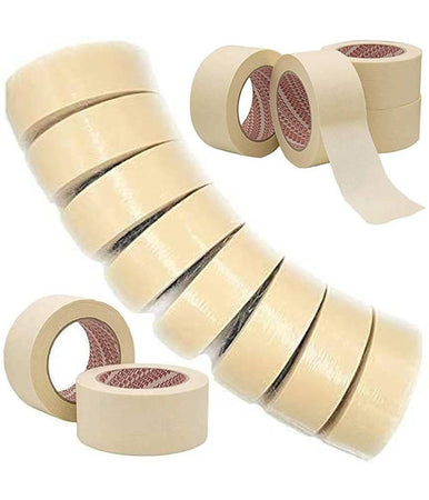 Nastro Carta Gommata Professionale 6 Rotoli 50x50 Mt Per Mascherature Pittura