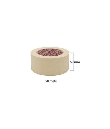 Nastro Carta Gommata Professionale 6 Rotoli 50x50 Mt Per Mascherature Pittura