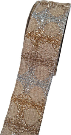 Nastro con glitter per decorazioni e confezioni natalizie, da 38 mm x 10 metri Casa e cucina/Hobby creativi/Cucito/Tessuti MagiediNatale.it - Altamura, Commerciovirtuoso.it