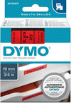 Nastro D1 458070 - 19 mm x 7 mt - nero-rosso - Dymo Cancelleria e prodotti per ufficio/Elettronica per ufficio/Accessori/Accessori per etichettatrici Eurocartuccia - Pavullo, Commerciovirtuoso.it