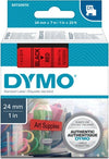 Nastro D1 537170 - 24 mm x 7 mt - nero-rosso - Dymo Cancelleria e prodotti per ufficio/Elettronica per ufficio/Accessori/Accessori per etichettatrici Eurocartuccia - Pavullo, Commerciovirtuoso.it