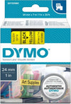 Nastro D1 537180 - 24 mm x 7 mt - nero-giallo - Dymo Cancelleria e prodotti per ufficio/Elettronica per ufficio/Accessori/Accessori per etichettatrici Eurocartuccia - Pavullo, Commerciovirtuoso.it