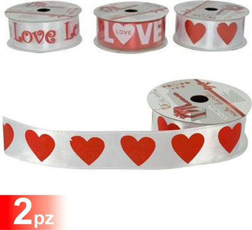 Nastro Decorativo In Raso Per San Valentino 2 Pezzi Confezione Regalo Cuore Casa e cucina/Hobby creativi/Cucito/Rifiniture e abbellimenti/Nastri Trade Shop italia - Napoli, Commerciovirtuoso.it