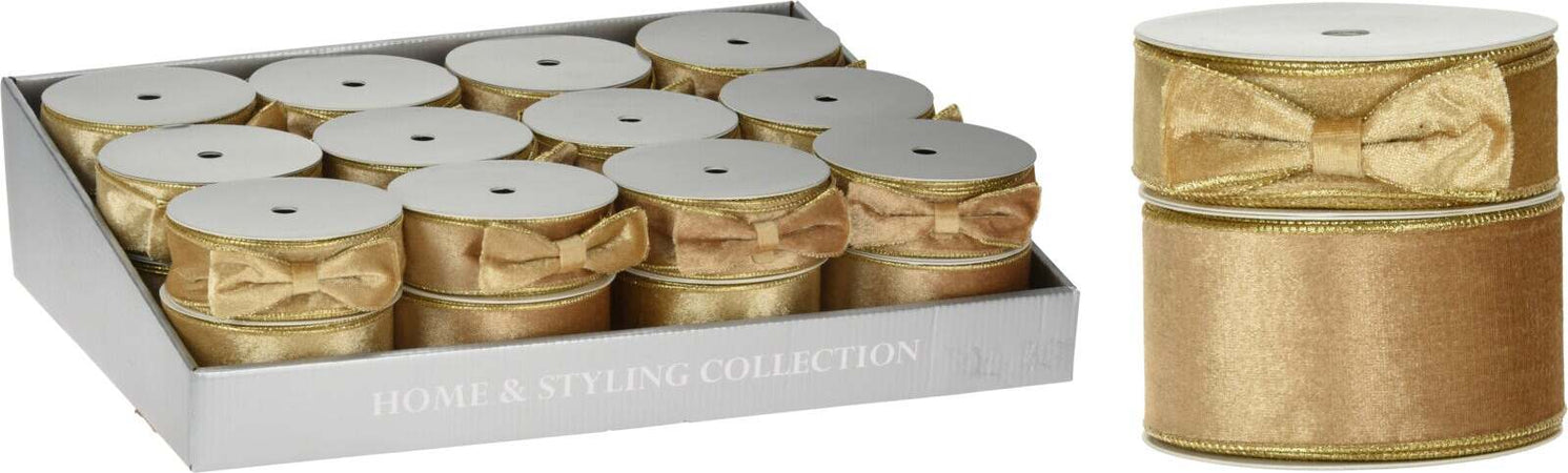 Nastro doppio Raso 4,5 mt per decorazioni e confezioni natalizie Casa e cucina/Hobby creativi/Cucito/Tessuti MagiediNatale.it - Altamura, Commerciovirtuoso.it