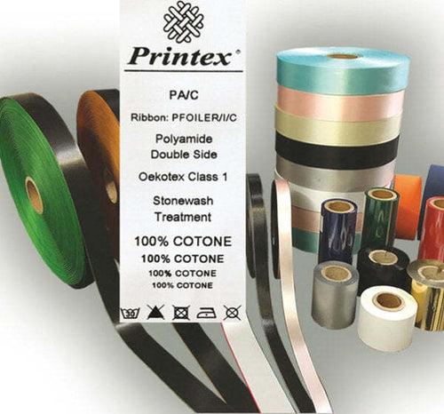 Nastro in tessuto - per trasferimento termico - 30 mm - Printex - rotolo da 50 m Commercio Industria e Scienza/Forniture per imballaggio e spedizione/Etichette ed etichettatrici/Etichettatrici/Stampanti etichette termiche fisse Eurocartuccia - Pavullo, Commerciovirtuoso.it