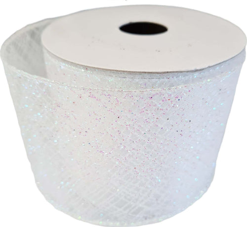 Nastro in tessuto Bianco lucido 63 mm x 4 mt per confezioni natalizie Casa e cucina/Hobby creativi/Cucito/Tessuti MagiediNatale.it - Altamura, Commerciovirtuoso.it