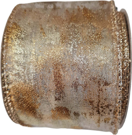 Nastro in tessuto Oro Anticato 75 mm x 4 mt per confezioni natalizie Casa e cucina/Hobby creativi/Cucito/Tessuti MagiediNatale.it - Altamura, Commerciovirtuoso.it