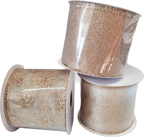 Nastro in tessuto Oro con Glitter 75 mm x 4 mt per confezioni natalizie Casa e cucina/Hobby creativi/Cucito/Tessuti MagiediNatale.it - Altamura, Commerciovirtuoso.it