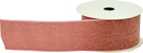 Nastro in tessuto Rosa con Glitter 40 mm x 2,7 mt per decorazioni e confezioni natalizie Casa e cucina/Hobby creativi/Cucito/Tessuti MagiediNatale.it - Altamura, Commerciovirtuoso.it
