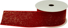 Nastro in tessuto Rosso con Glitter 40 mm x 2,7 mt per decorazioni e confezioni natalizie Casa e cucina/Hobby creativi/Cucito/Tessuti MagiediNatale.it - Altamura, Commerciovirtuoso.it