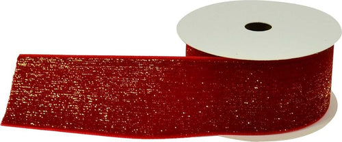 Nastro in tessuto Rosso con Glitter 40 mm x 2,7 mt per decorazioni e confezioni natalizie Casa e cucina/Hobby creativi/Cucito/Tessuti MagiediNatale.it - Altamura, Commerciovirtuoso.it