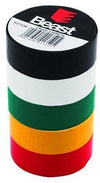 NASTRO ISOLANTE COLORATO 19 mm x 10 m 5 pezzi beast