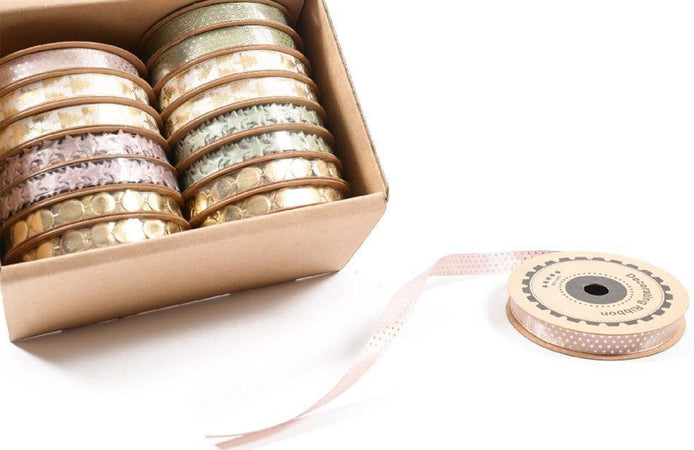 Nastro natalizio per decorazioni e confezioni di Natale da  10 mt x h 1.2 cm e 8 mt x h 1.2 cm Casa e cucina/Hobby creativi/Cucito/Tessuti MagiediNatale.it - Altamura, Commerciovirtuoso.it