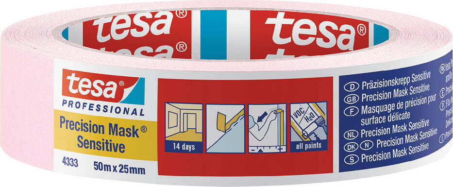 NASTRO-PER-MASCHERATURA-'PRECISION-MASK-SENSITIVE-mm-50-x-mt.-50---colore-rosa-Tesa