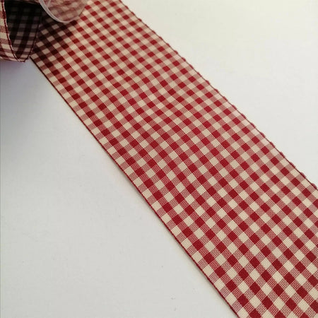 Nastro a quadretti per regali decorazioni e fai da te da 60 mm x 25 metri