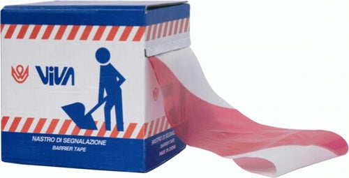 Nastro segnaletico di sicurezza - 75 mm x 200 mt - rosso-bianco - Viva Fai da te/Sicurezza e protezione/Attrezzature per sicurezza sul lavoro/Segnaletica antinfortunistica Eurocartuccia - Pavullo, Commerciovirtuoso.it