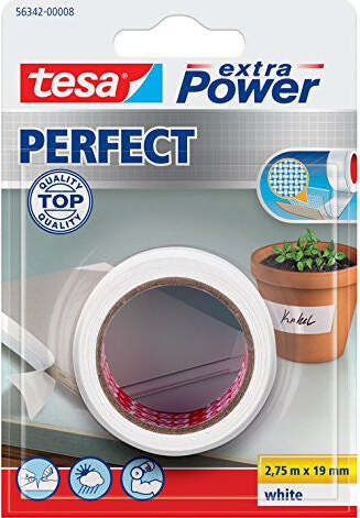 Nastro-telato-Tesa-Extra-Power-Perfect-Bianco