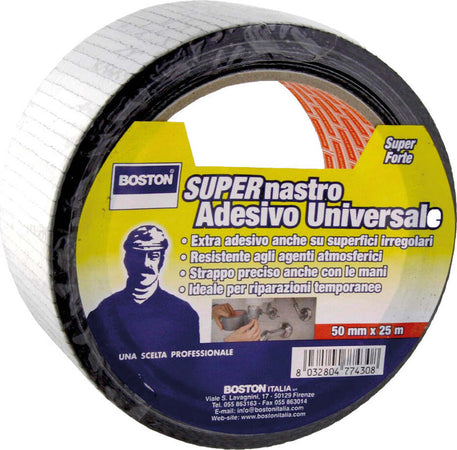 NASTRO-TELATO-UNIVERSALE-mm.-50-x-5-mt---rosso-Boston