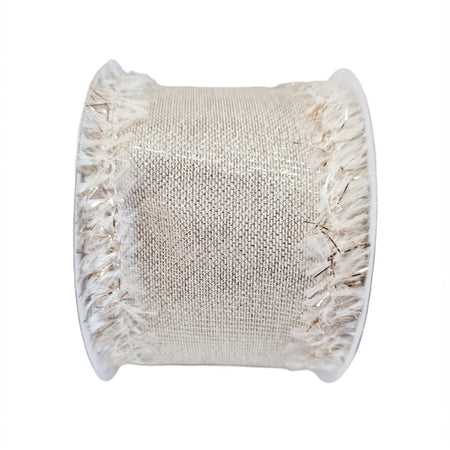 Nastro in tessuto Oro Anticato 63 mm x 4 mt per confezioni natalizie