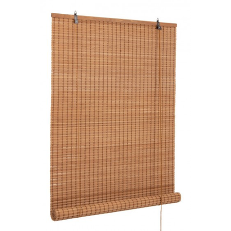Tende salamanca oscurante in bamboo, barre in legno, filo di poliestere