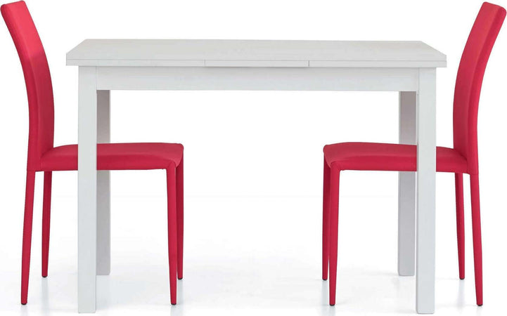 NATHANIEL---tavolo-da-pranzo-moderno-allungabile-frassinato-70x110/150/190-Bianco-Milani-Home