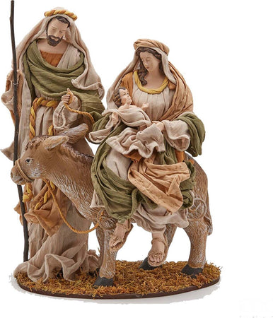 Natività completa con Asino Verde e Beige per presepe Natalizio h 43 cm Casa e cucina/Decorazioni per interni/Addobbi e decorazioni per ricorrenze/Decorazioni natalizie/Presepi/Statuine e fondali per il presepe MagiediNatale.it - Altamura, Commerciovirtuoso.it