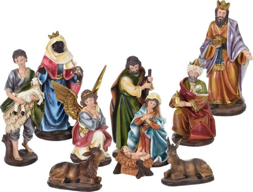 Natività completa con re magi h 19 cm presepe in poli-resina 10 soggetti Casa e cucina/Decorazioni per interni/Addobbi e decorazioni per ricorrenze/Decorazioni natalizie/Presepi/Statuine e fondali per il presepe MagiediNatale.it - Altamura, Commerciovirtuoso.it
