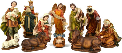 Natività completa con re magi h 20 cm presepe in poli-resina 11 soggetti Casa e cucina/Decorazioni per interni/Addobbi e decorazioni per ricorrenze/Decorazioni natalizie/Presepi/Statuine e fondali per il presepe MagiediNatale.it - Altamura, Commerciovirtuoso.it