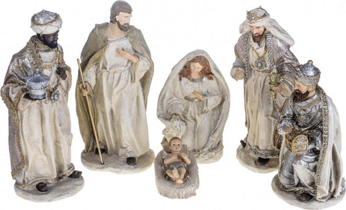 Natività completa con re magi h 30 cm presepe in poli-resina 6 soggetti Casa e cucina/Decorazioni per interni/Addobbi e decorazioni per ricorrenze/Decorazioni natalizie/Presepi/Statuine e fondali per il presepe MagiediNatale.it - Altamura, Commerciovirtuoso.it