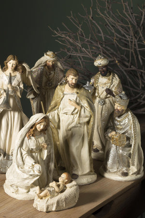 Natività completa con re magi h 30 cm presepe in poli-resina 6 soggetti Casa e cucina/Decorazioni per interni/Addobbi e decorazioni per ricorrenze/Decorazioni natalizie/Presepi/Statuine e fondali per il presepe MagiediNatale.it - Altamura, Commerciovirtuoso.it