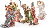 Natività completa con re magi h 33 cm presepe in poli-resina 8 soggetti Casa e cucina/Decorazioni per interni/Addobbi e decorazioni per ricorrenze/Decorazioni natalizie/Presepi/Statuine e fondali per il presepe MagiediNatale.it - Altamura, Commerciovirtuoso.it