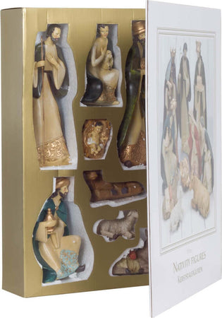 Natività completa con re magi h 35 cm stilizzata per presepe in poli-resina 10 soggetti Casa e cucina/Decorazioni per interni/Addobbi e decorazioni per ricorrenze/Decorazioni natalizie/Presepi/Statuine e fondali per il presepe MagiediNatale.it - Altamura, Commerciovirtuoso.it