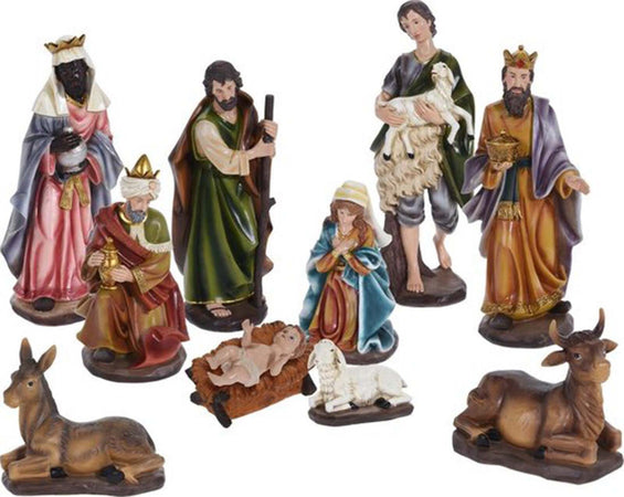 Natività completa con re magi h 40 cm presepe in poli-resina 11 soggetti Casa e cucina/Decorazioni per interni/Addobbi e decorazioni per ricorrenze/Decorazioni natalizie/Presepi/Statuine e fondali per il presepe MagiediNatale.it - Altamura, Commerciovirtuoso.it